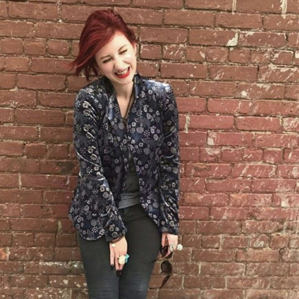 🧥💎 Carolina Belle Velvet Blazer Jacket